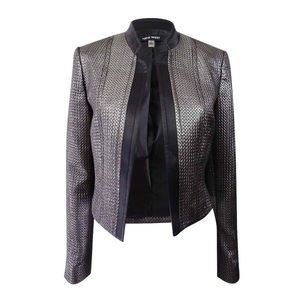 Nine West Metallic Cropped Blazer Size 8